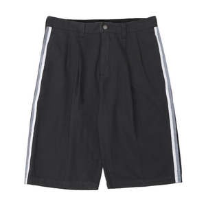 PASSPORT HERRINGBONE LEAGUE CLUB STRIPE SHORTS - VINTAGE BLACK
