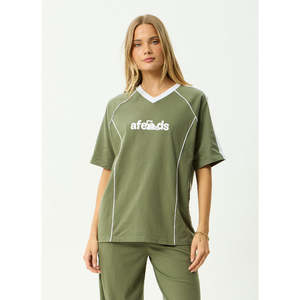 Afends: AFENDS DIRTS OVERSIZED TEE - DEEP OLIVE