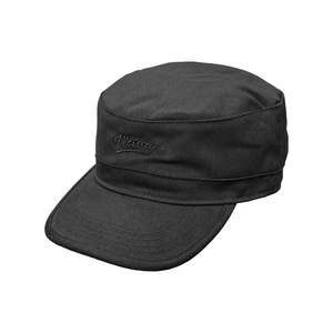 VIC MILITARY FIELD CAP - BLACK (TONAL LOGO)