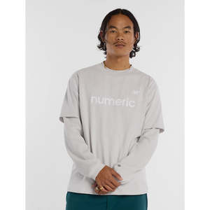 NEW BALANCE NUMERIC COTTON TEE - GREY MATTER