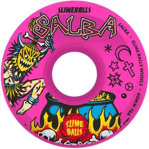 SANTA CRUZ OG SLIME BALLS SALBA WITCHDOCTOR REISSUE 60MM 78A - SLIME PINK