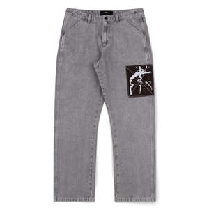 FORMER DISTEND DENIM PANT - SACRAFICE WASHED GREY