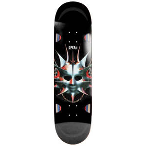 9 Inch Skateboard Decks: OPERA SPIKE EX7 BLACK 9.0"