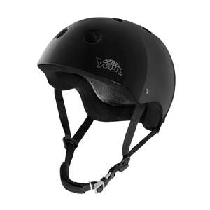 Skateboard Helmets: YEPA T-SHELL HELMET - GLOSS BLACK