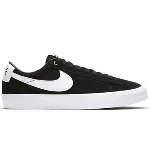 NIKE SB ZOOM BLAZER LOW PRO GT - BLACK/WHITE- BLACK - WHITE