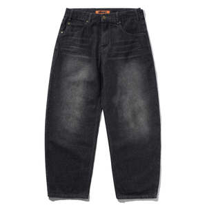 BUTTER GOODS SCORPION STITCH DENIM JEANS - SLUB BLACK