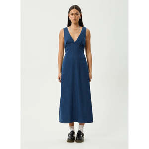 Afends: AFENDS PALMER MAXI DRESS - INK
