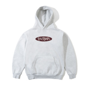 Apparel: BUTTER GOODS TIDE PULLOVER HOOD - ASH