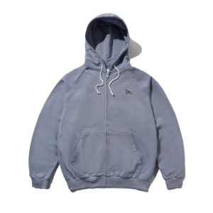 BUTTER GOODS SKETCH ZIP-THRU HOOD - OCEAN