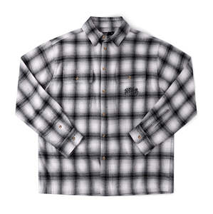 Apparel: FORMER VIVIAN FLANNEL LS SHIRT - GREY