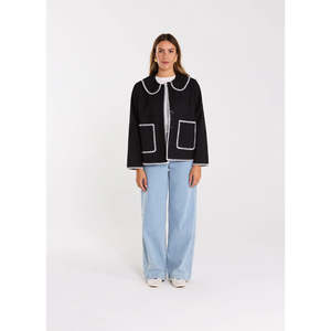 THING THING STITCHLINE JACKET - BLACK