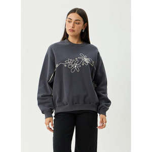 Afends: AFENDS LOCKET CREW - CHARCOAL