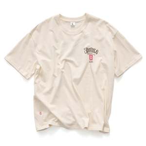 S/DOUBLE NEW FLAVOUR TEE - UNBLEACHED