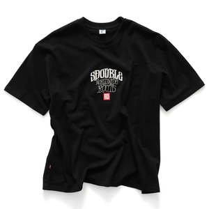 S/DOUBLE CITREON TEE - PIGMENT BLACK