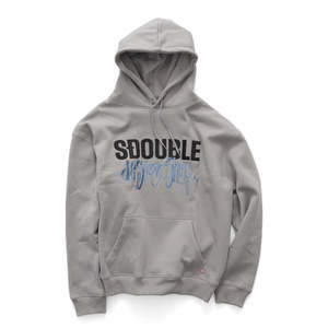 Apparel: S/DOUBLE FUNKY DESIGN SHOP HOODY - SCHOOL GREY