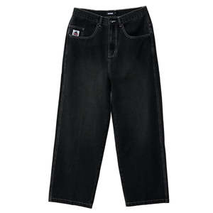 XLARGE OLD ENGLISH BAGGY DENIM 91 PANTS - WORN BLACK