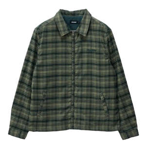 XLARGE ITALIC ZIP SHIRT - MAYFLY