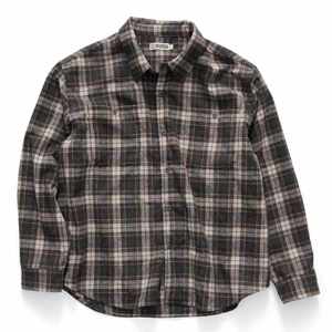 S/DOUBLE MASON OUTDOOR LS OVERSHIRT - BROWN/BLUE