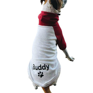 Products: Casual Personalised Dog Hoodie with name - Grey Pawfect Limited
