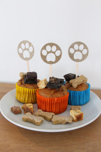 Products: Paw Cupcake Toppers Pawfect Limited