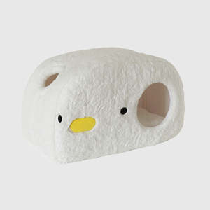Purroom Snow Bun Cat Cave Bed