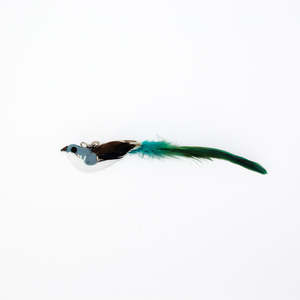 Cat Toys: Bluebird Feather Cat Teaser Wand