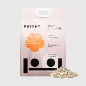 PETSHY Classic Tofu & Bentonite Mixed Cat Litter