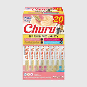 All Available: INABA Churu Seafood Variety Box Cat Treats
