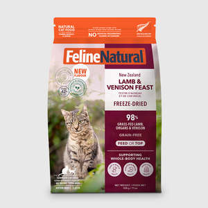 All Available: Feline Natural Lamb & Venison Feast Freeze Dried Cat Food