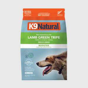 All Available: K9 Natural Lamb Green Tripe Freeze Dried Dog Food Booster