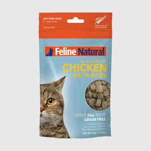 All Available: Feline Natural Chicken Healthy Bites Freeze Dried Cat Treats
