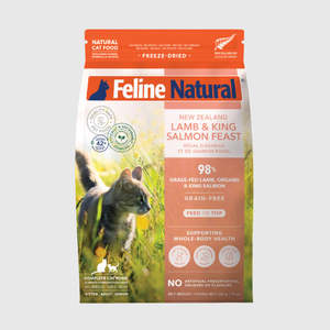 All Available: Feline Natural Lamb & King Salmon Feast Freeze Dried Cat Food
