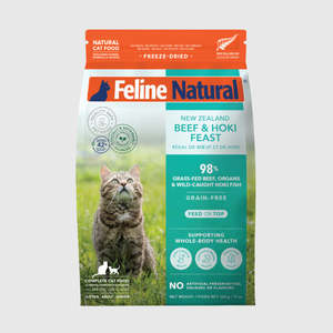 All Available: Feline Natural Beef & Hoki Feast Freeze Dried Cat Food