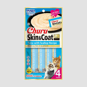 Cart Recommend: INABA Churu Skin & Coat Tuna with Scallop Cat Treat