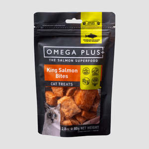 OMEGA PLUS King Salmon Bites Cat Treats