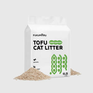 Cat Litters: Fukumaru Tofu Cat Litter Unscented