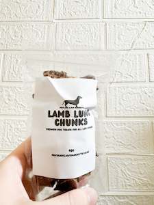 Dog Treats: Lamb lung chunks