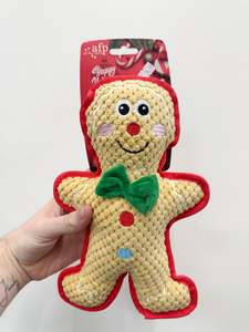 Dog Toys: Gingerbread Man Dog Toy
