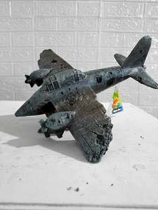 Plane Aquarium Decor