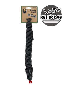 Dog Toys: BLITZ BRAIDED SNAKE GREY