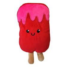 Dog Toys: Foodies Strawberry ice Lolly Small