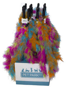 Pet Park Blvd Double Boa Feather Teaser