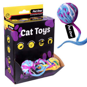 Pet One Yarn Ball With Tail 5cm