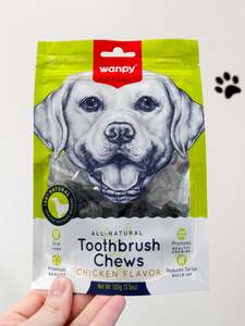 Wanpy Tooth Brush Chews (Chicken Flavour)
