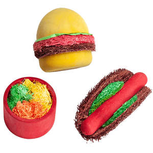 Small Animals: A&E Summer Cookout Wood & Loofah Chews