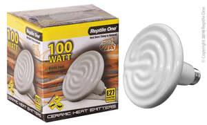 Reptiles: Reptile One Ceramic Heat Emitters 100w E27