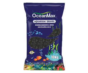 Tank Decor: OM Gravel 10kg BLACK 4-6mm