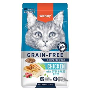 Cats: Wanpy Cat 1.5kg Grain Free Chicken Recipe