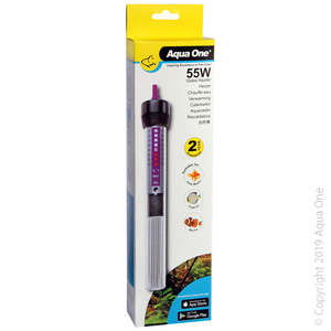 Heaters Thermometers: Aqua One 55W Heater