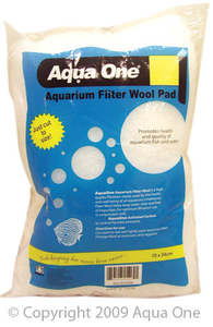 Aquarium Filters: Aqua One Filter wool (Bag) Coarse 70cm x 24cm